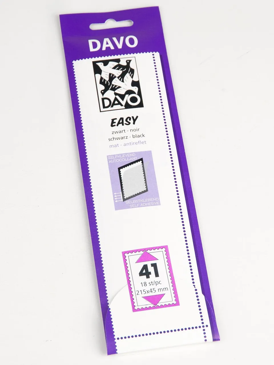 davo-easy-z41-215x45-bandes-timbres-noires-x18 image 1