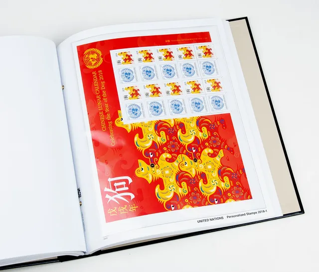 davo-luxe-uno-pers-stamps-2018-pages-album-timbres-2018 image 1