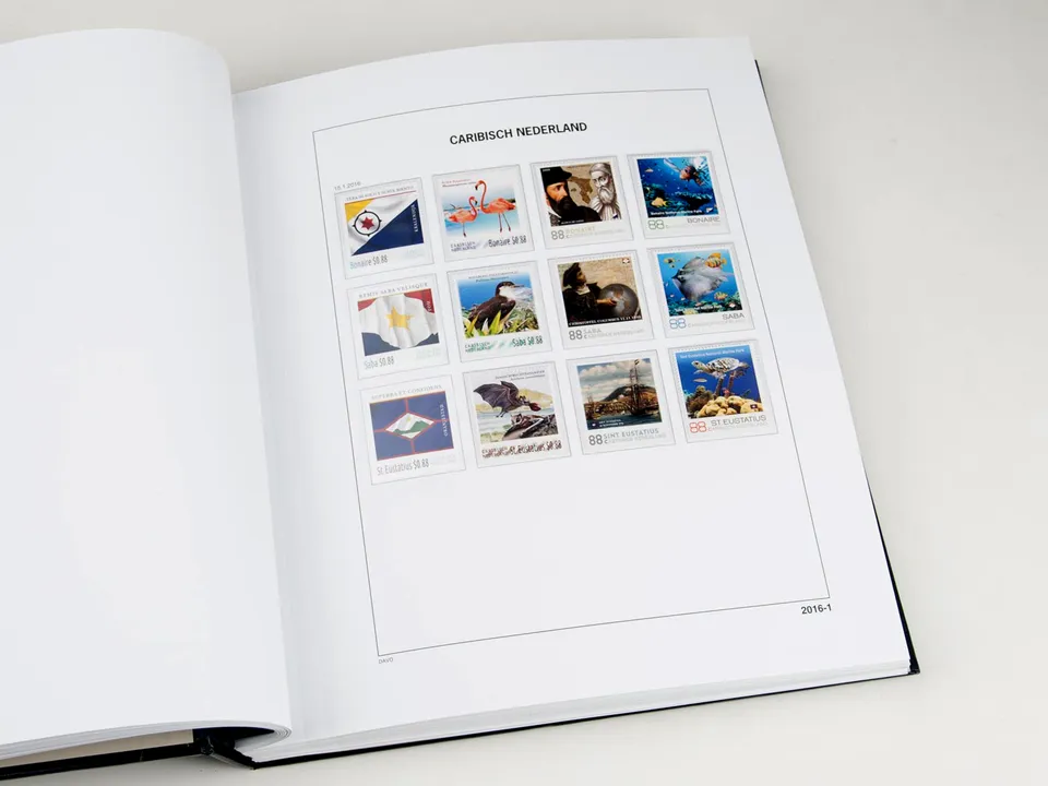 davo-luxe-caribisch-2016-feuilles-album-timbres-papier-170g image 1