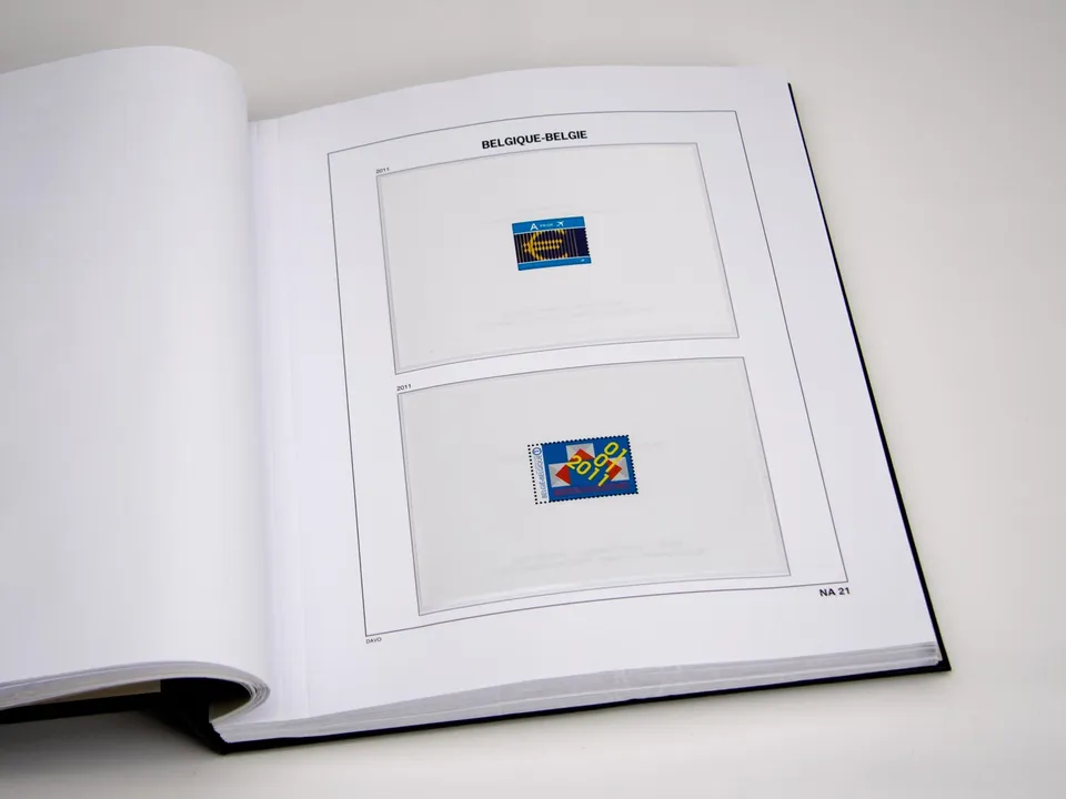 davo-luxe-belgique-na21-2011-pages-album-timbres-170-g image 1
