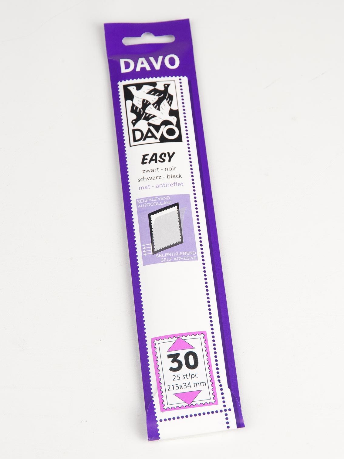 davo-easy-z30-bande-timbres-fond-noir-215x34-lot-25 image 1