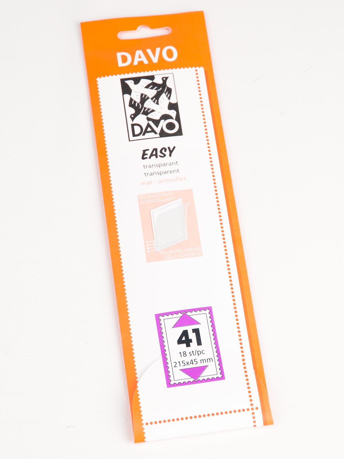 davo-easy-bandes-montage-t41-transparent-215x45-18-pcs image 1