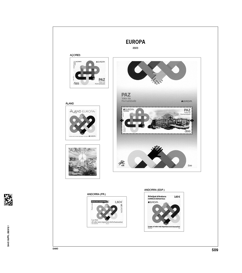 davo-luxe-suppl-ment-europa-cept-2023-pages-album-timbres image 1