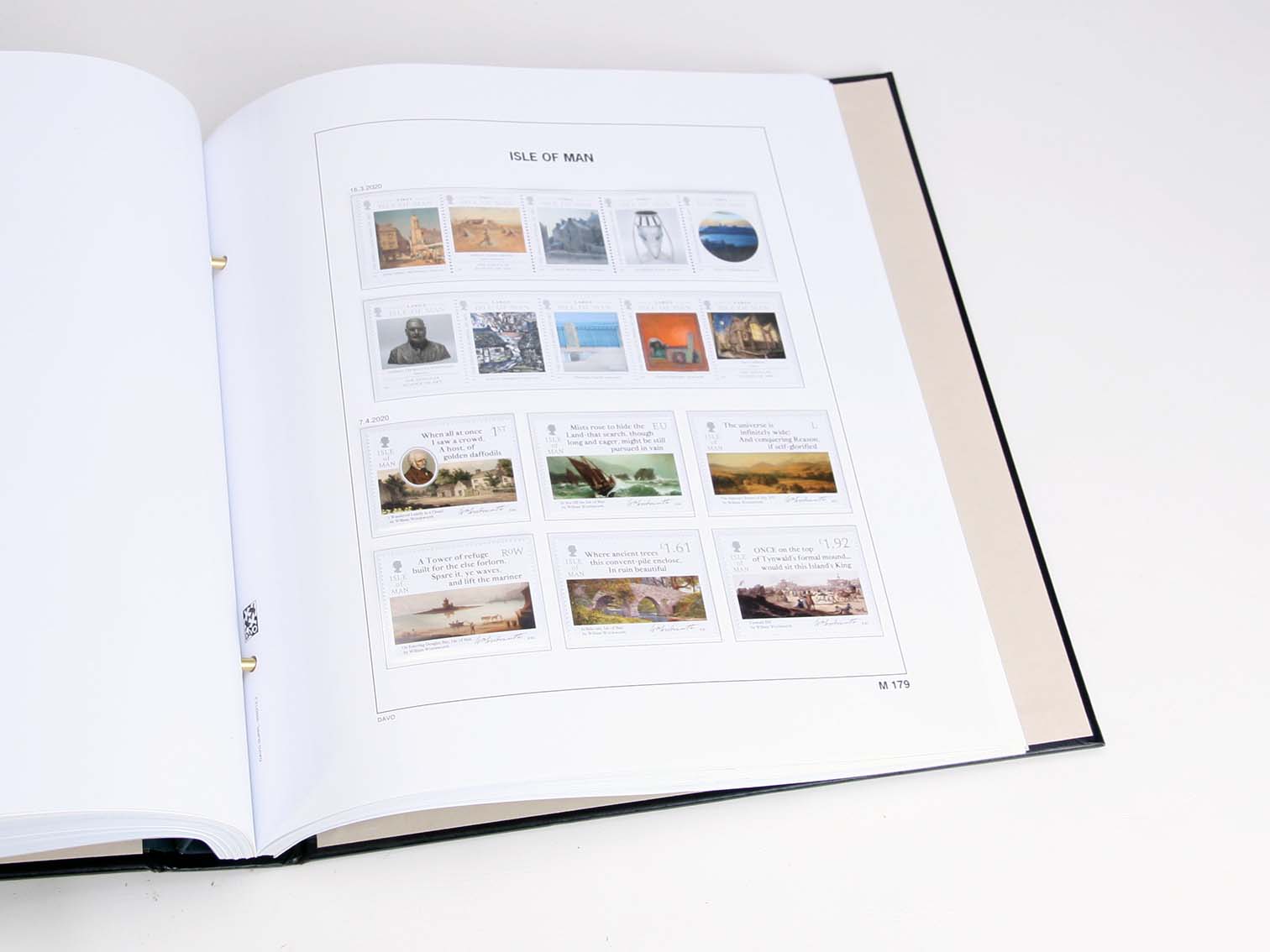 davo-luxe-isle-of-man-2020-feuilles-album-timbres-170-g image 1
