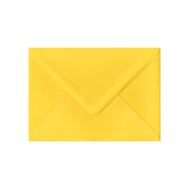 enveloppes-france-color-es-jaune-enveloppe-133x184-mm-rabat-pointu image 1