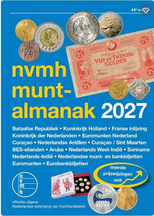 nvmh-muntalmanak-2027-catalogue-monnaies-pays-bas-et-euros image 1