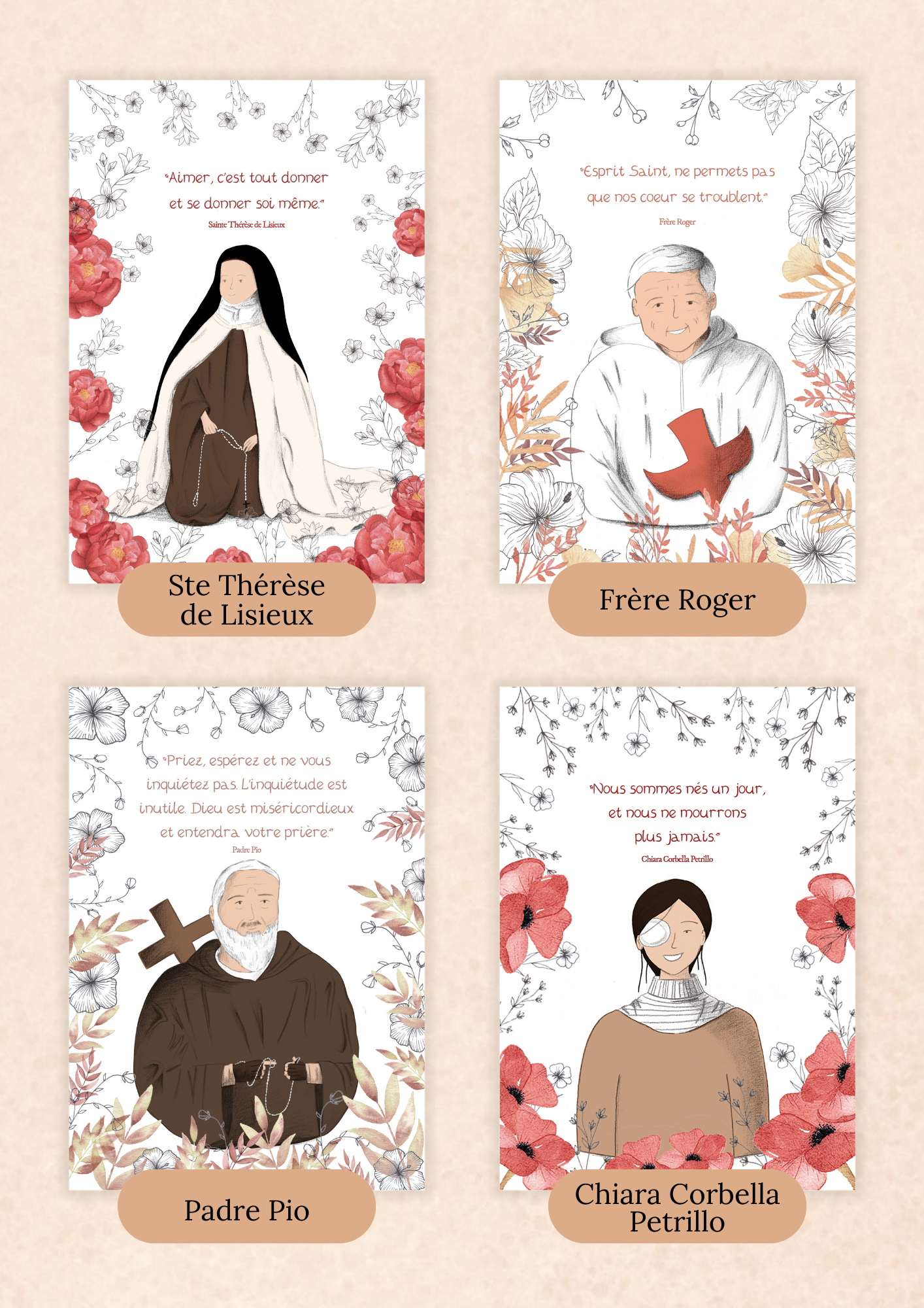 murmures-de-papier-saints-t-moins-cartes-postales-10-5x14-8-cm image 3