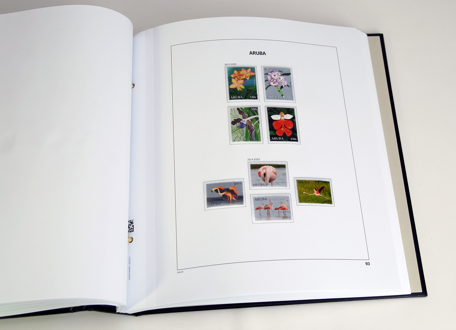 davo-luxe-suppl-ment-aruba-2022-pages-album-timbres image 1