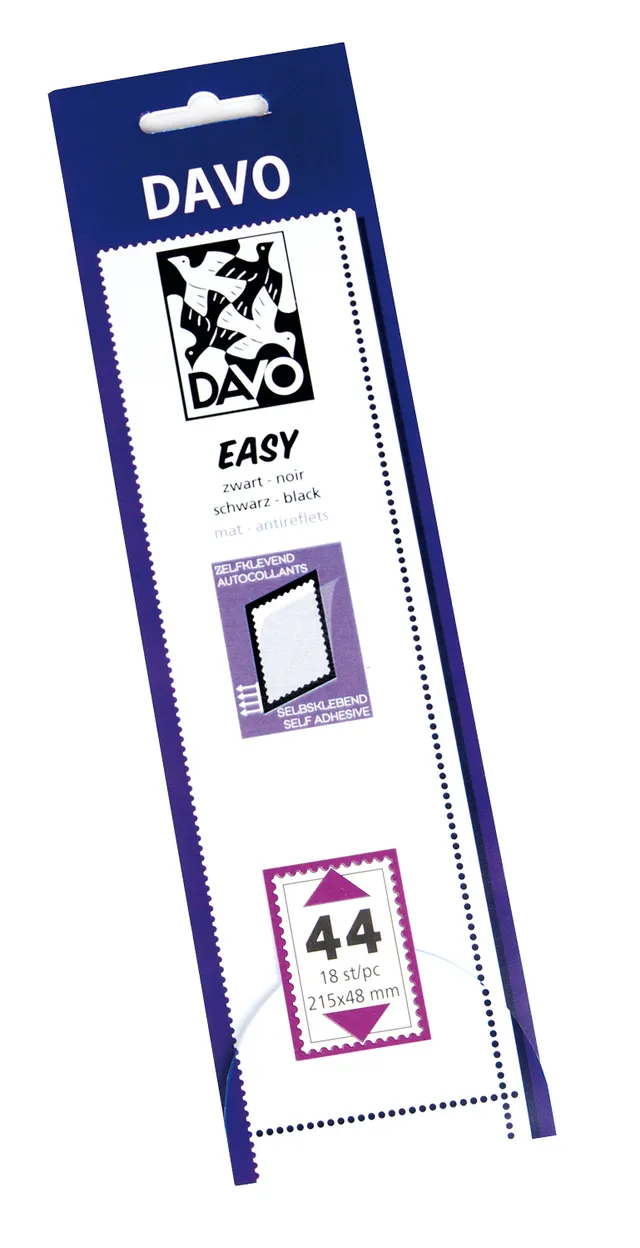 davo-easy-z34-bandes-montures-noires-215x38-mm-25-pi-ces image 1