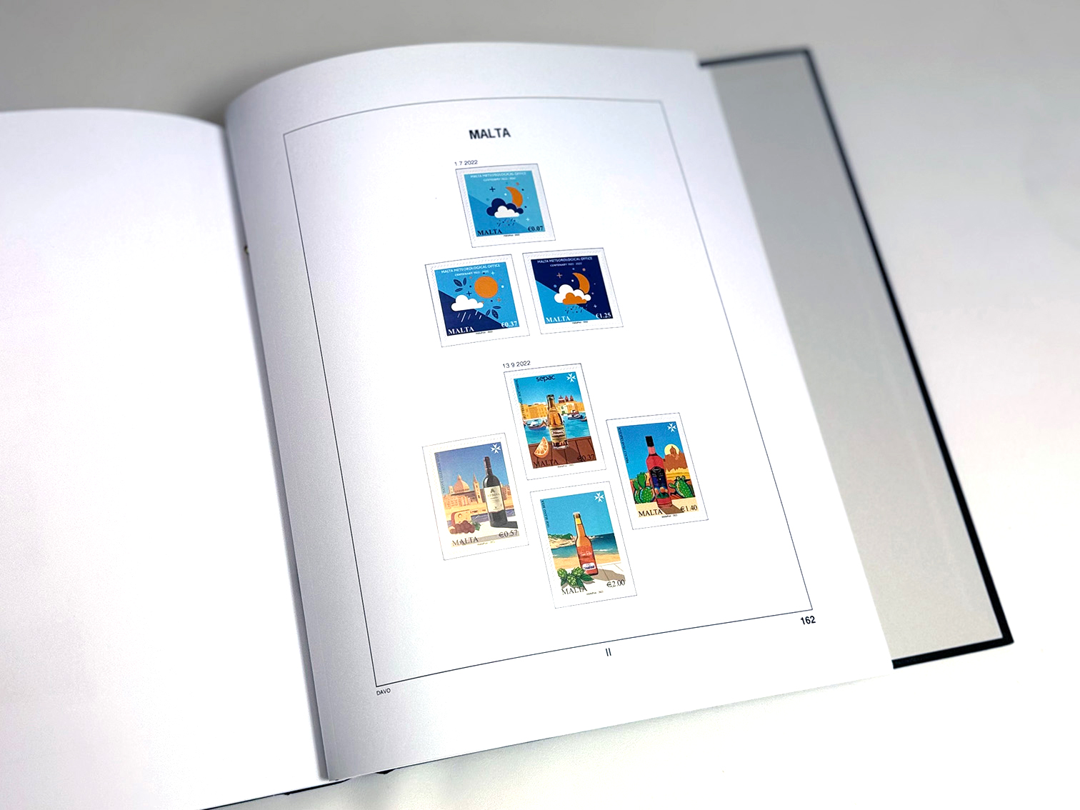 davo-luxe-suppl-ment-malte-2022-pages-album-timbres-170-g image 1