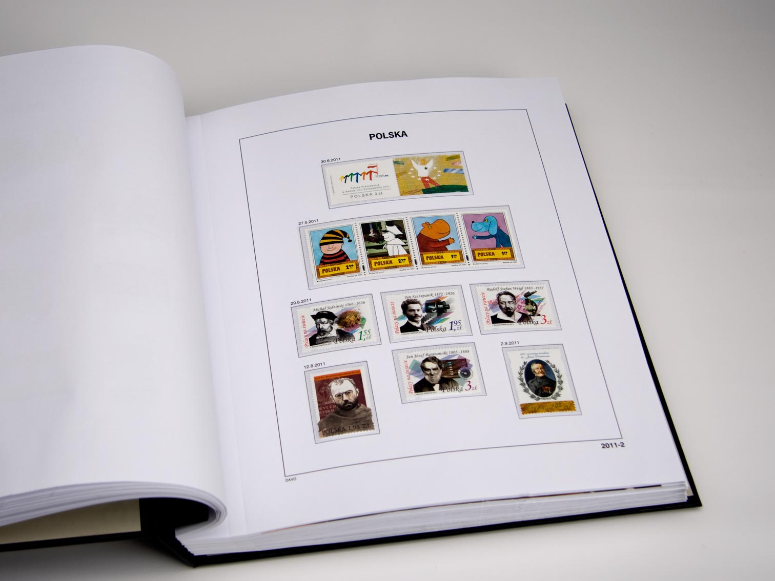 davo-luxe-pologne-2021-pages-album-timbres-papier-170-g image 1