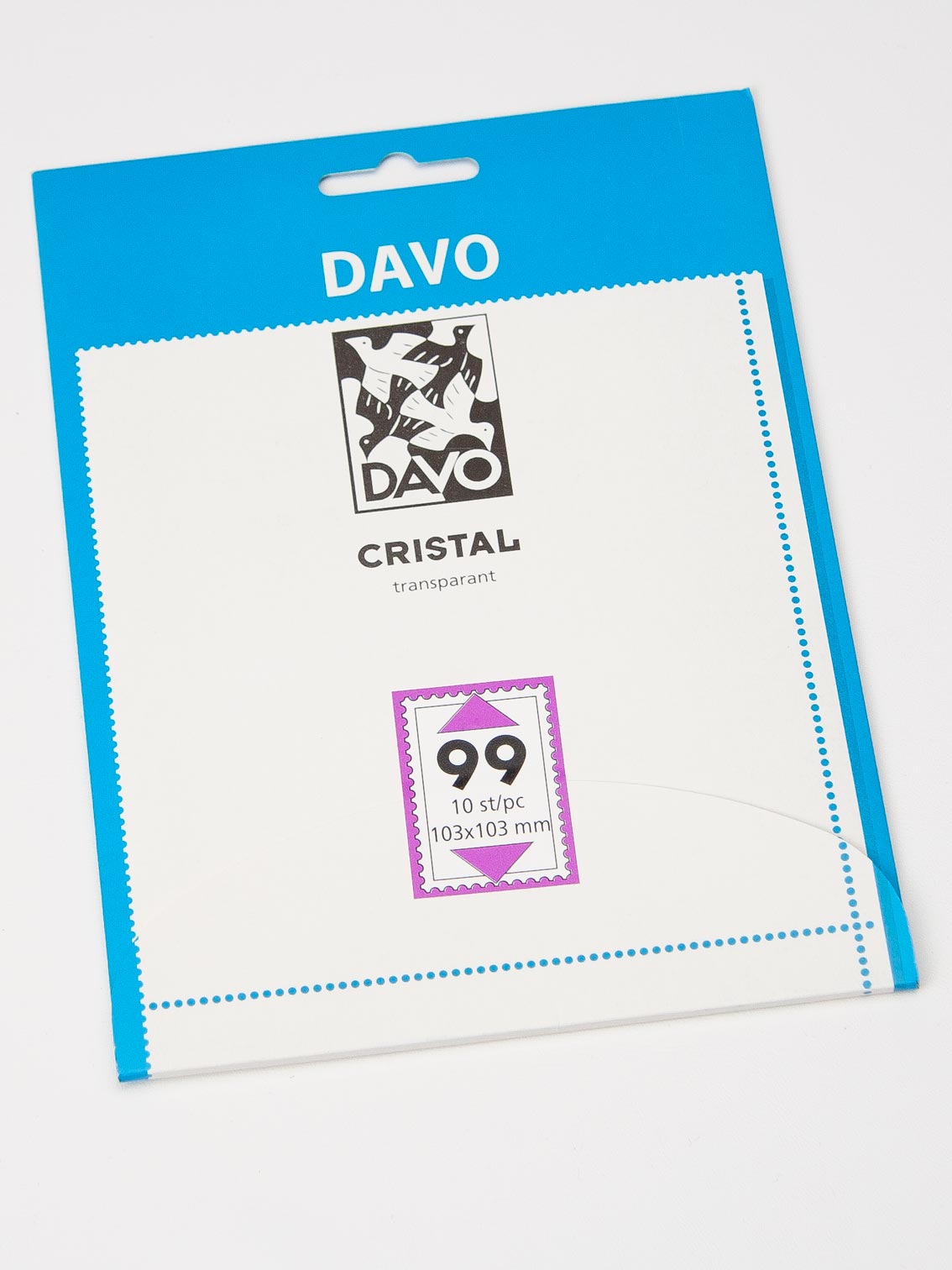 davo-mounts-c99-bandes-cristal-103x103-mm-10-pces-fond-transparent image 1