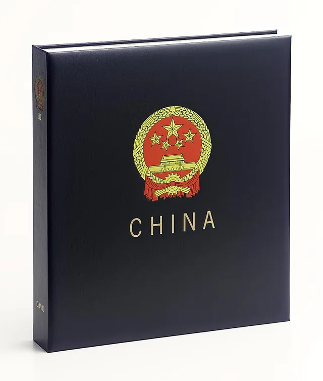 davo-luxe-chine-i-reliure-album-timbres-bleue image 1