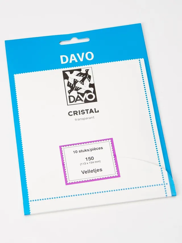davo-mounts-c150-bandes-cristal-blocs-de-10-10-pces-fond-transparent image 1
