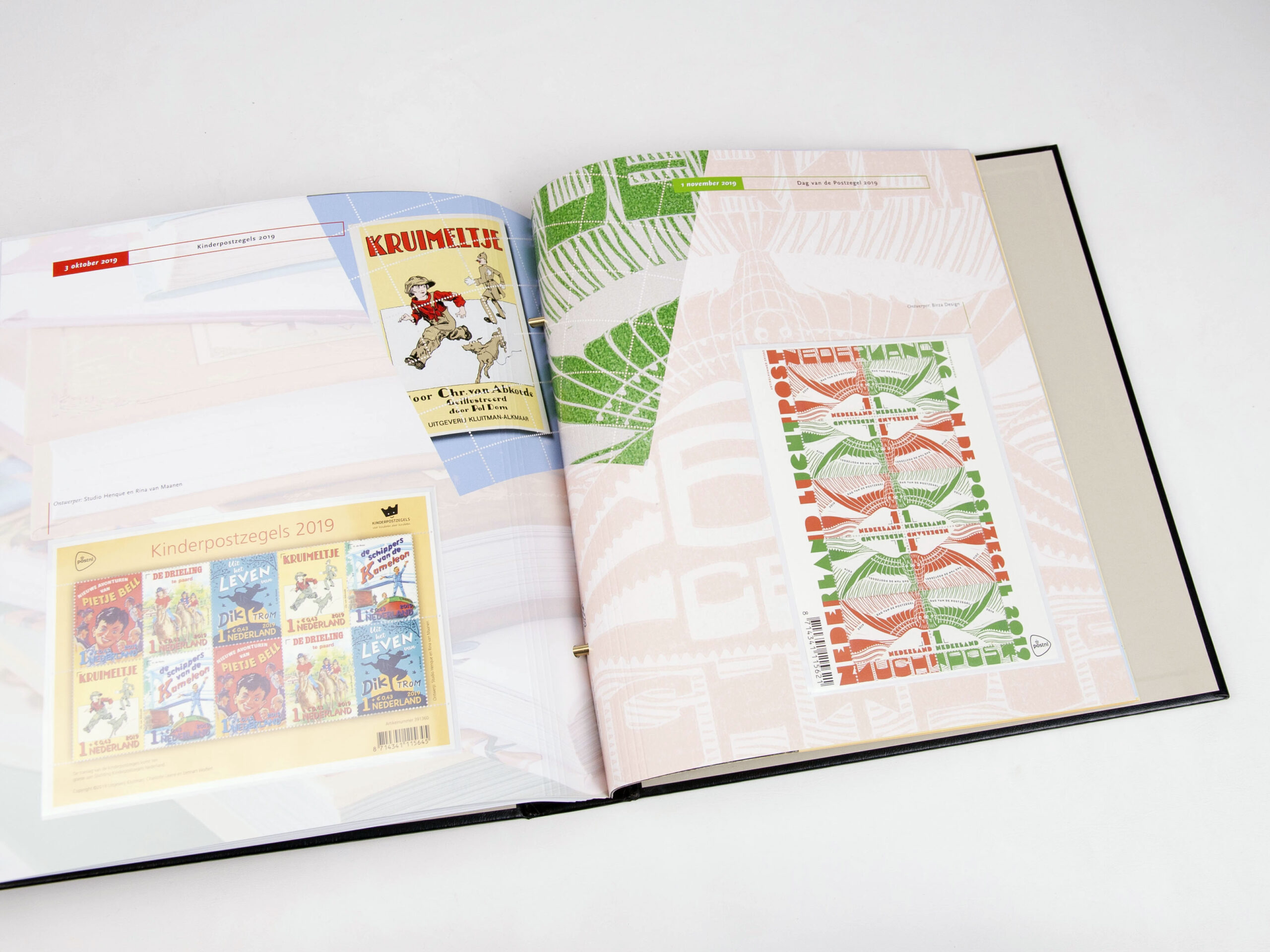 davo-luxe-pages-pays-bas-feuillets-illustr-s-2019-timbres image 1