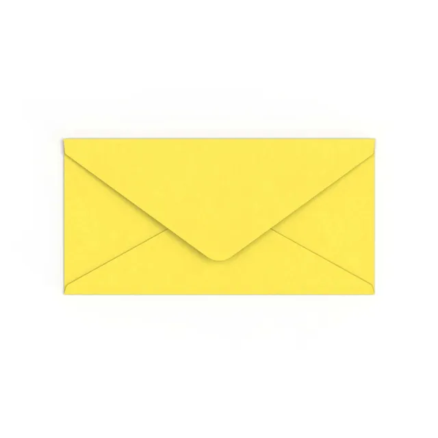 enveloppes-france-color-es-dl-110x220-mm-enveloppe-jaune-tournesol image 1