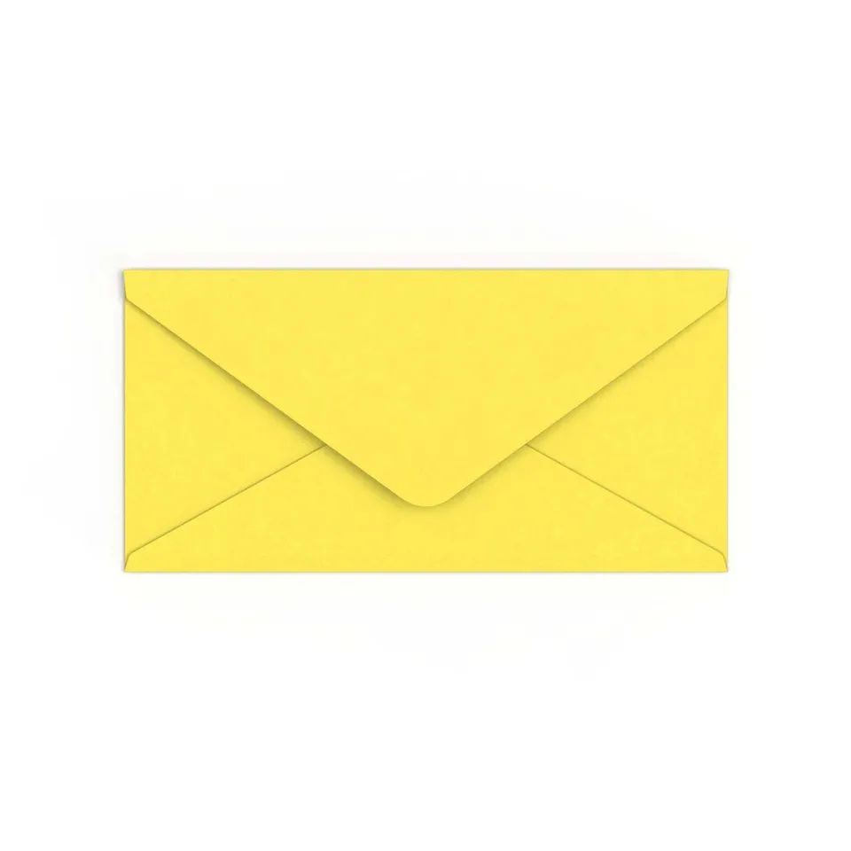 enveloppes-france-color-es-dl-110x220-mm-enveloppe-jaune-tournesol image 1