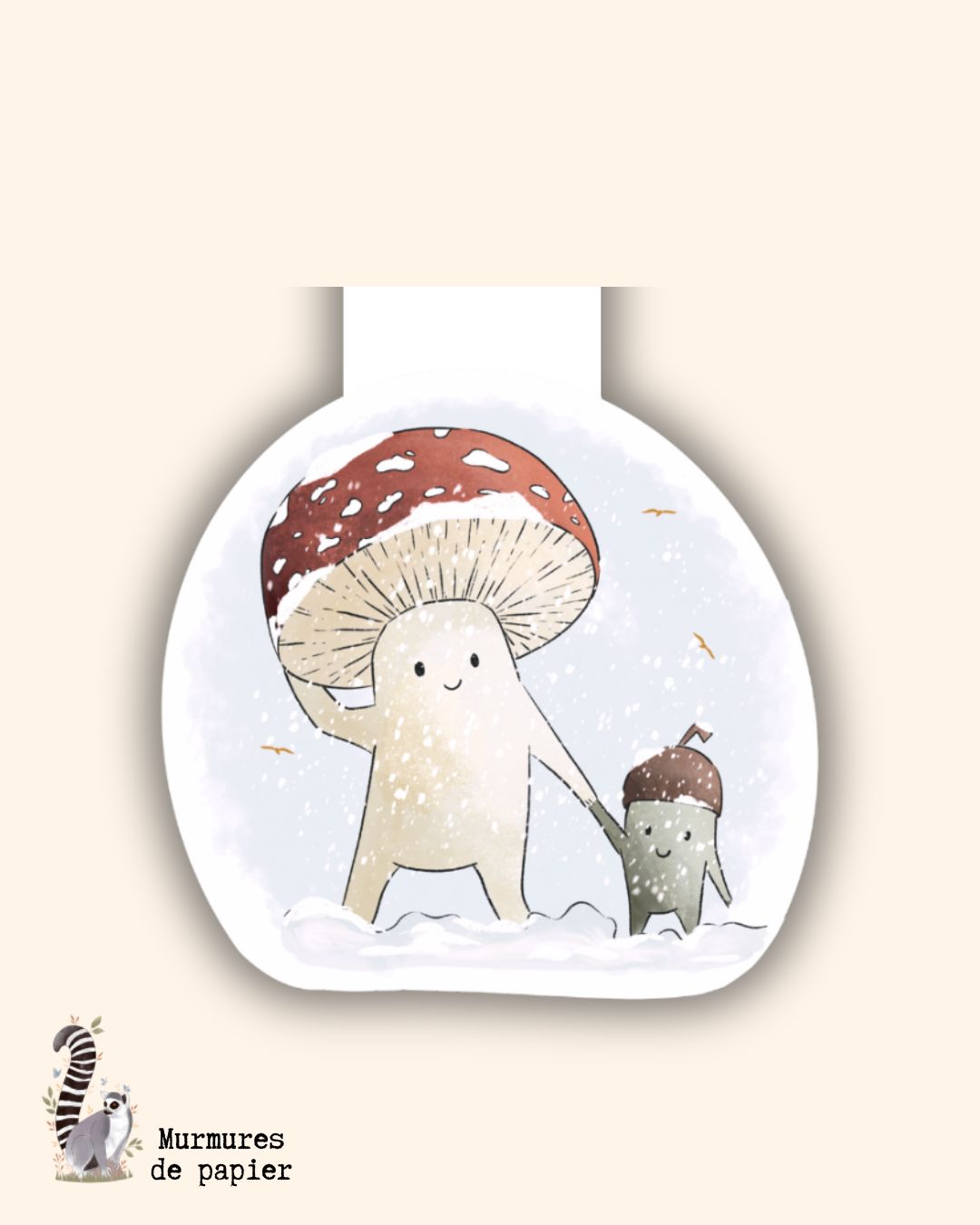 murmures-de-papier-marque-pages-balade-marque-page-magn-tique image 1