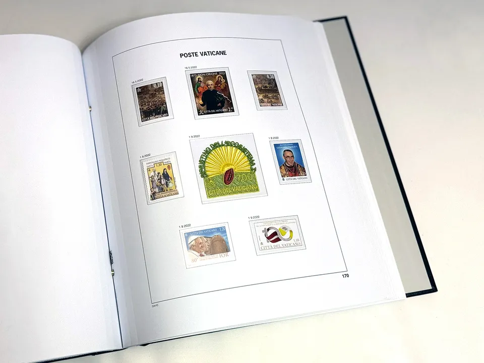 davo-luxe-vatican-2022-suppl-ment-timbres-feuilles-170g image 1