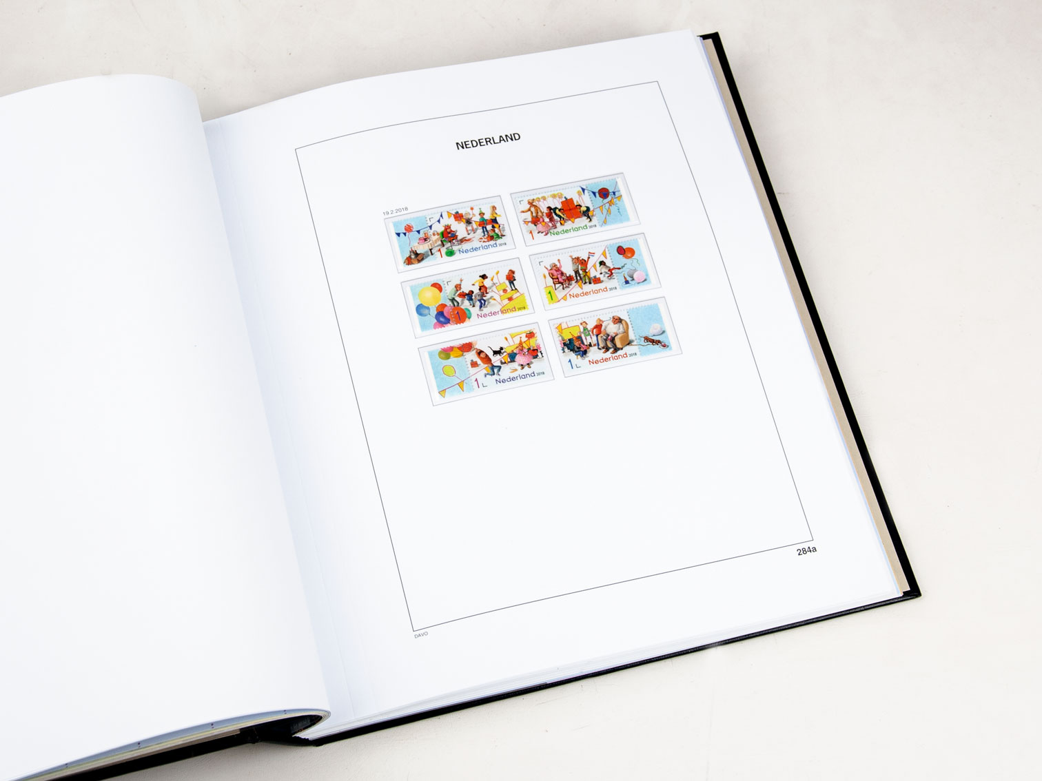 davo-luxe-pays-bas-extra-2018-feuilles-album-timbres image 1