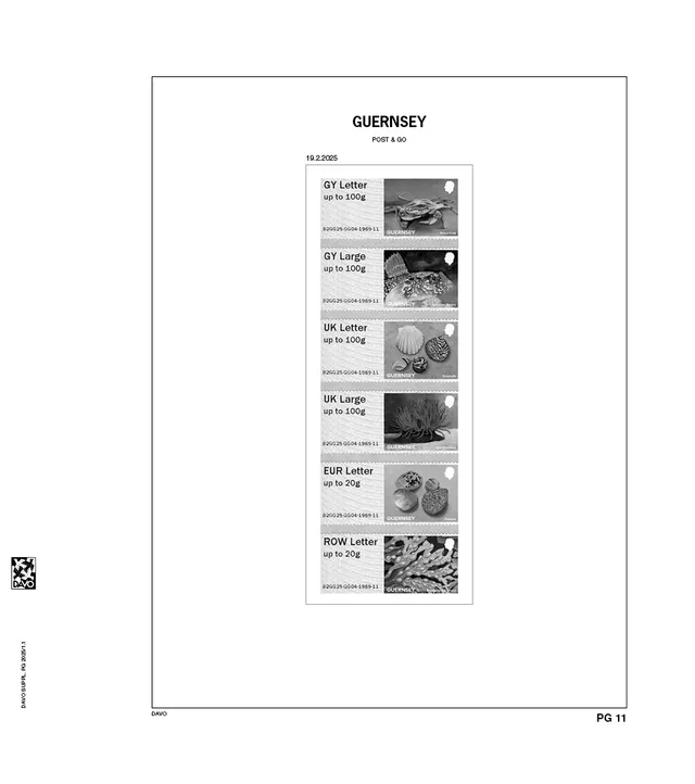 davo-luxe-guernsey-post-go-2025-pages-album-timbres image 1