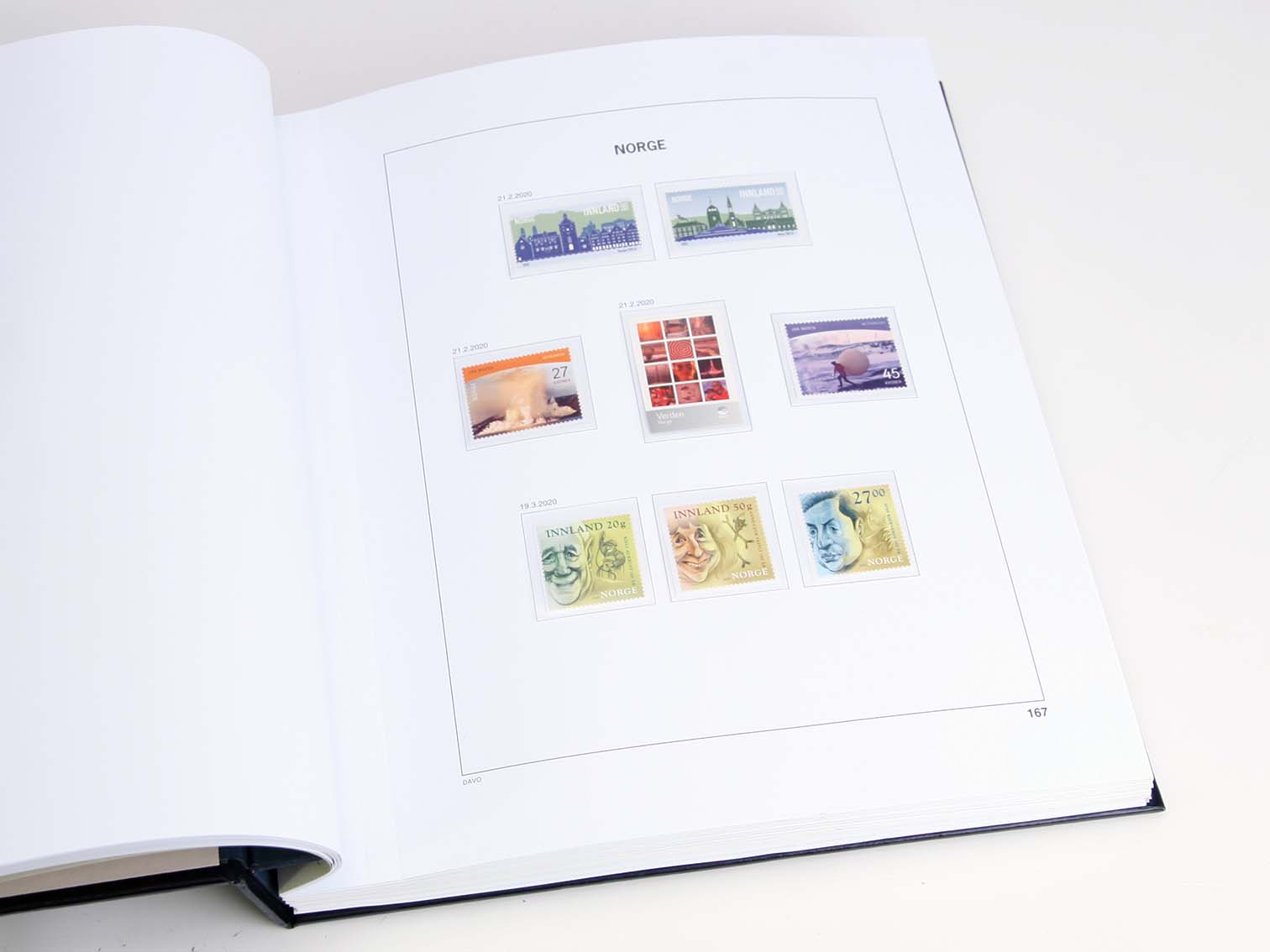 davo-luxe-norv-ge-2020-suppl-ment-feuilles-timbres image 1