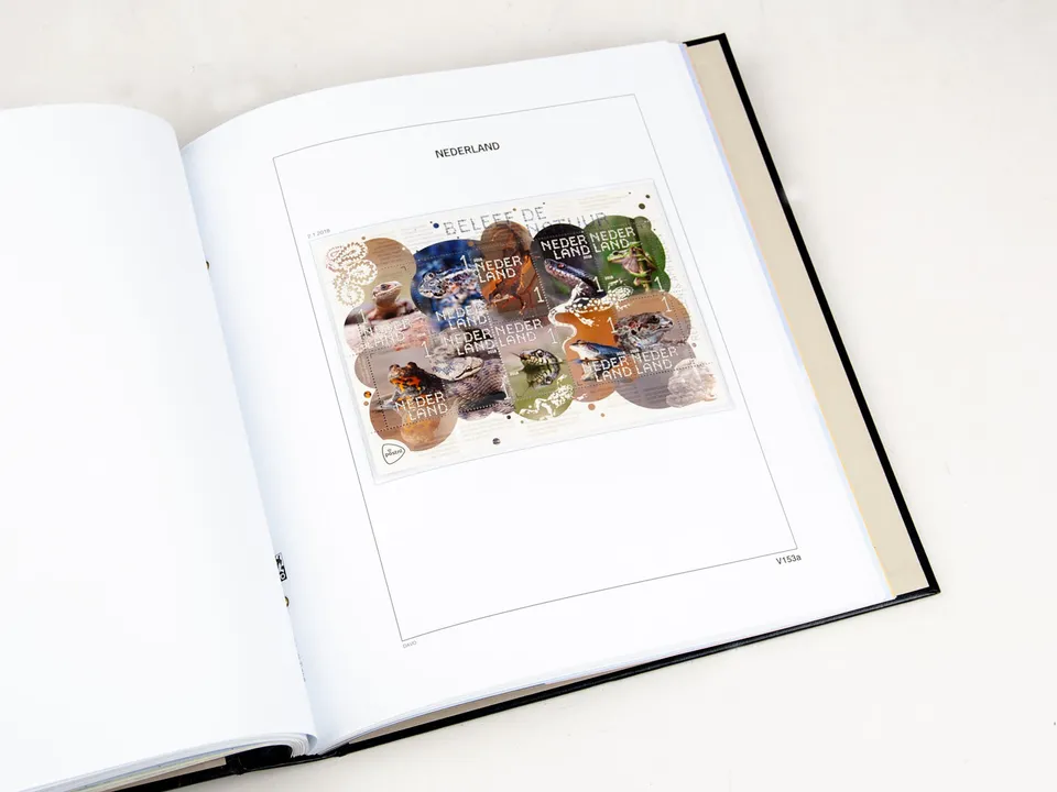 davo-luxe-pays-bas-feuillets-extra-2018-pages-album-timbres-170g image 1