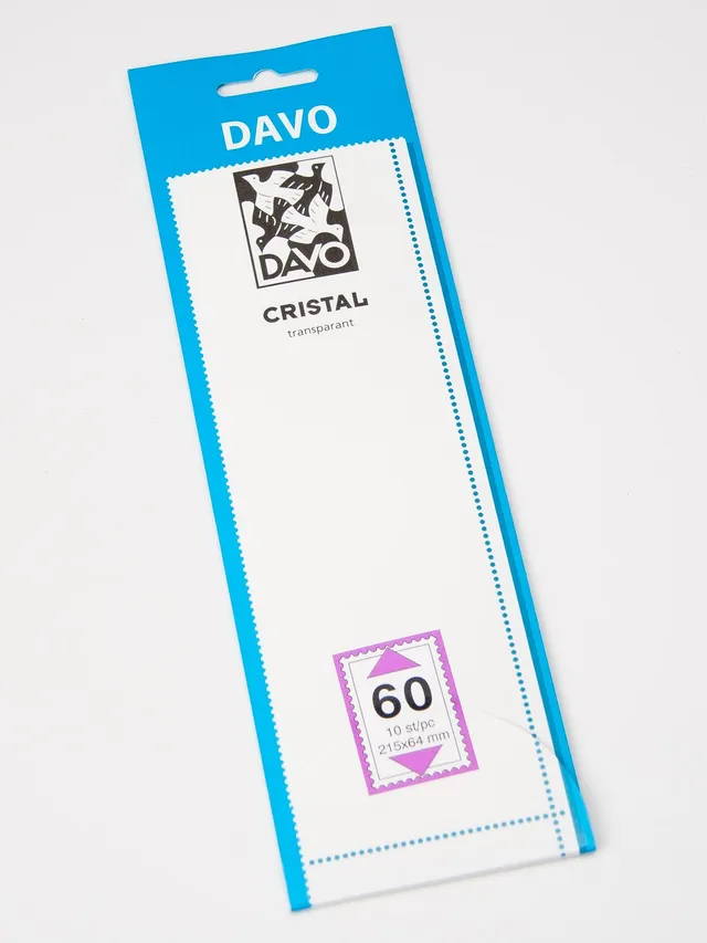 davo-cristal-c60-215x64-bandes-timbres-transparentes-x10 image 1