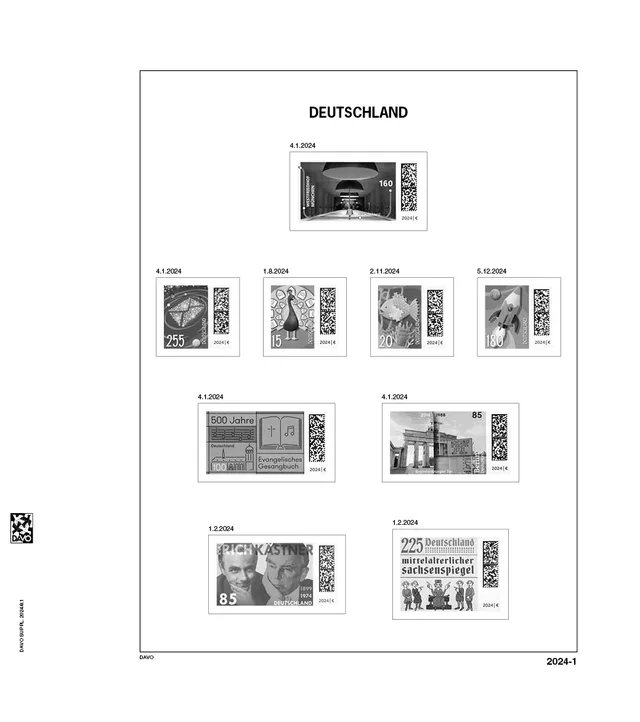 davo-luxe-allemagne-2024-suppl-ment-album-timbres-170g image 1