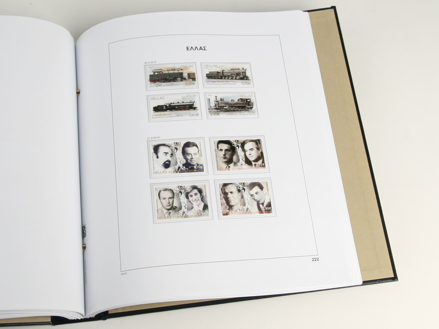 davo-luxe-gr-ce-2025-feuilles-album-timbres-170-g image 1