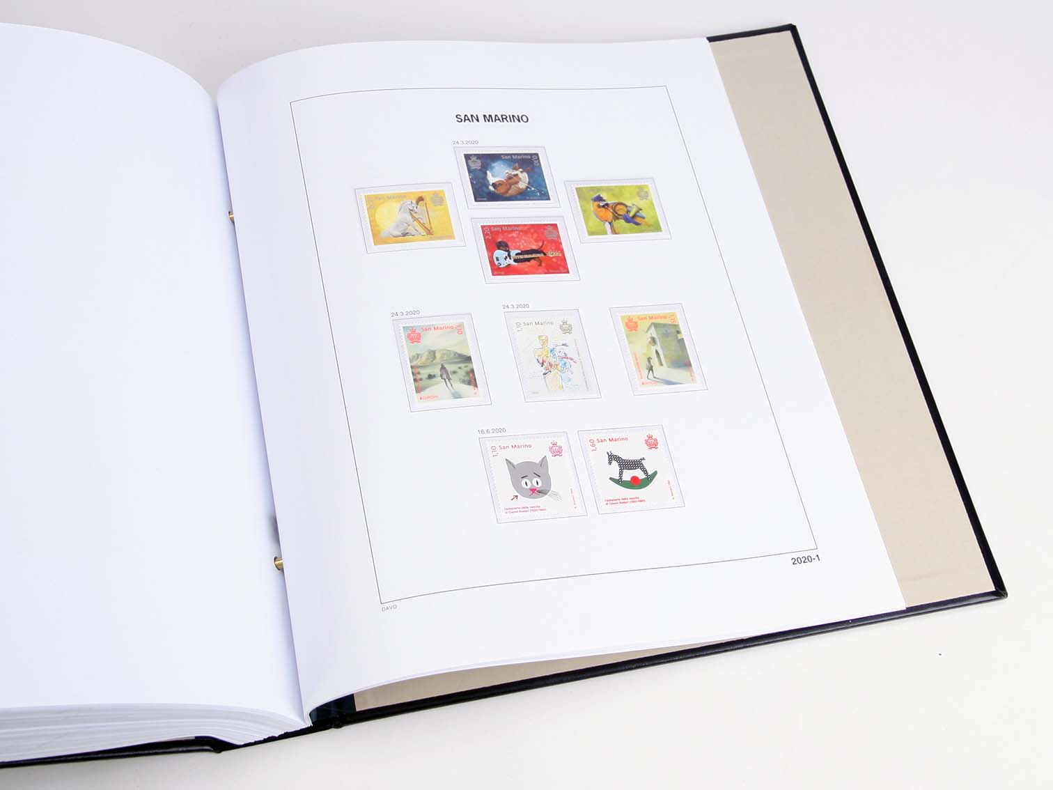 davo-luxe-san-marino-2020-pages-suppl-ment-album-timbres-170-g image 1