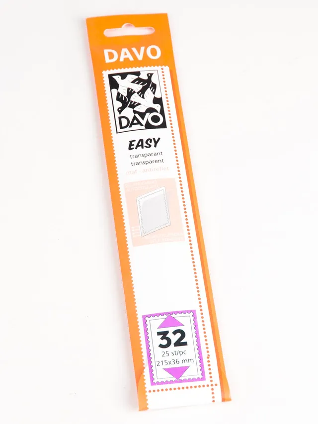 davo-easy-t32-bandes-montage-timbres-transparent-25-pcs image 1