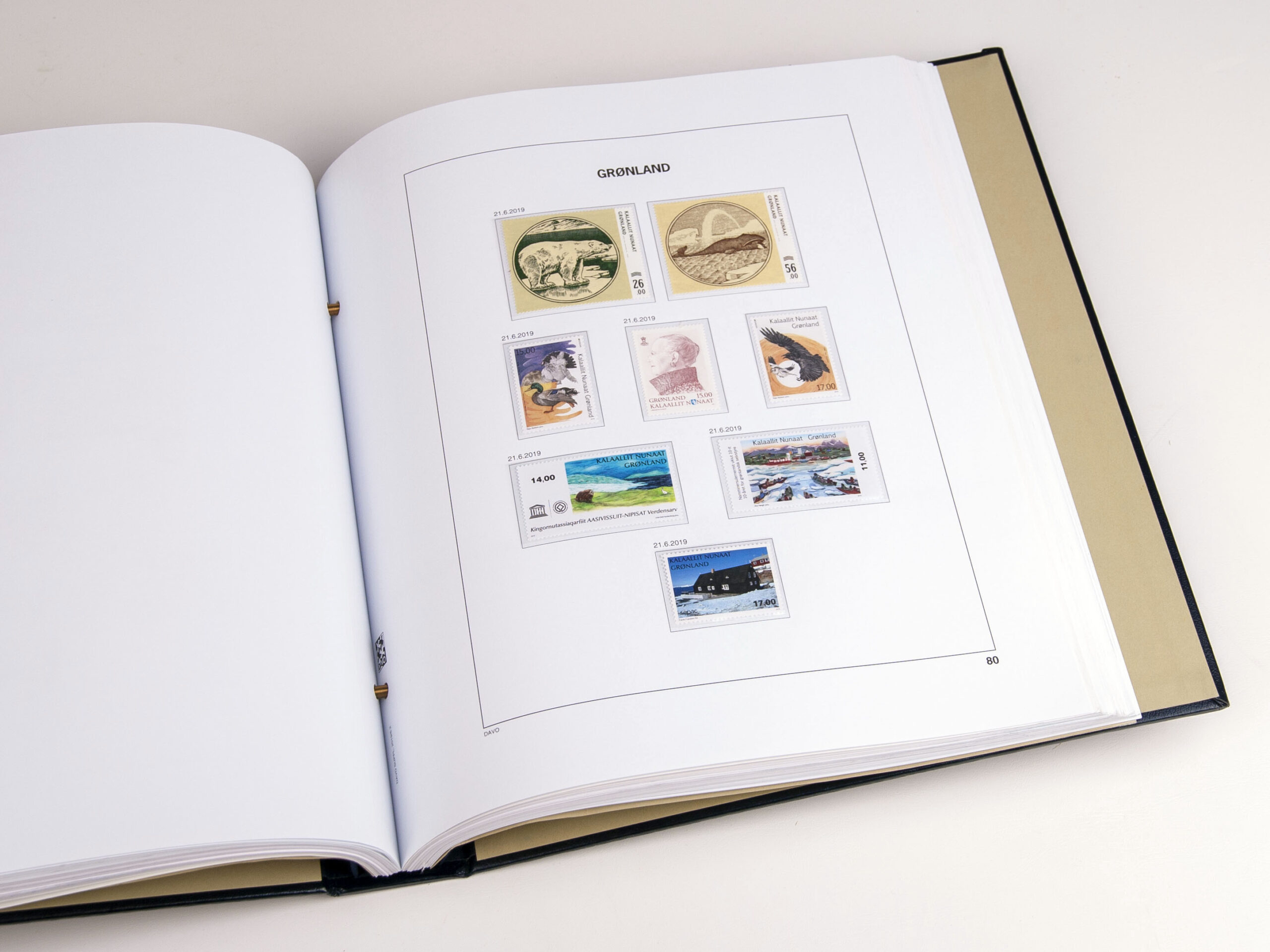 davo-luxe-groenland-2019-pages-album-timbres-170g image 1