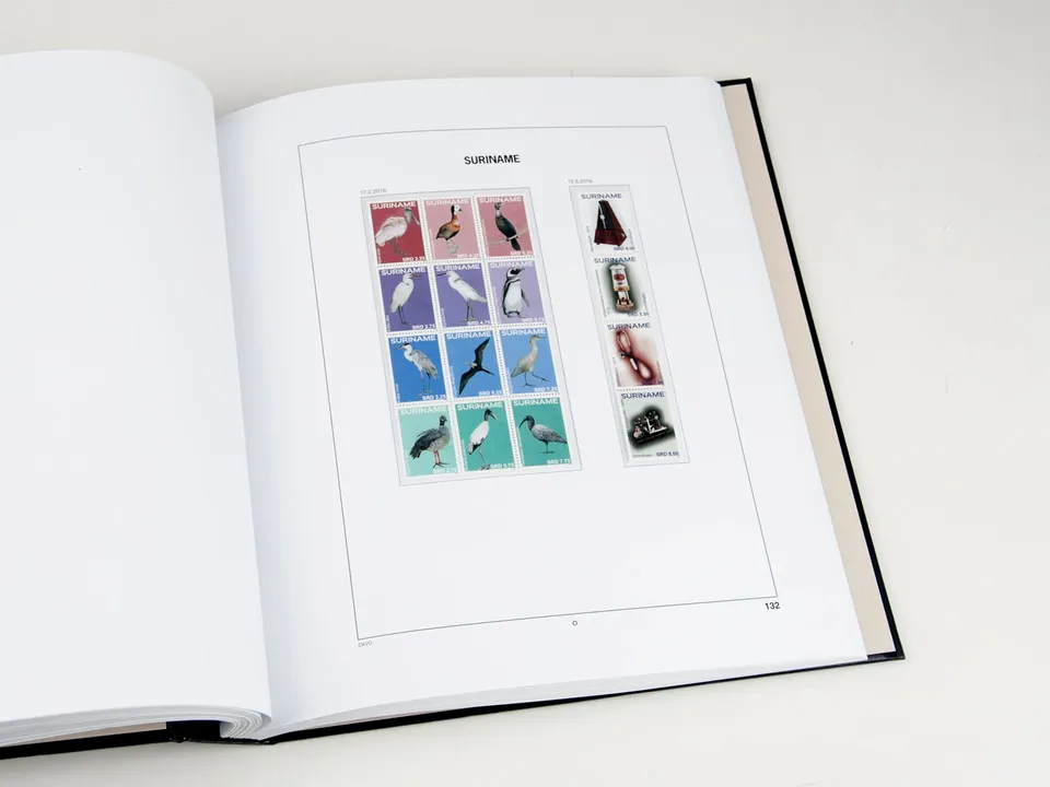 davo-luxe-suriname-2016-feuilles-album-timbres-170g image 1