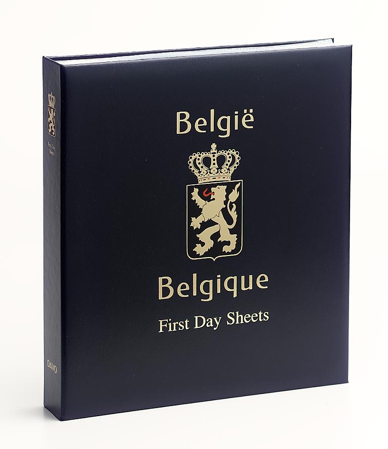davo-luxe-belgique-first-day-sheets-reliure-timbres-coffret image 1