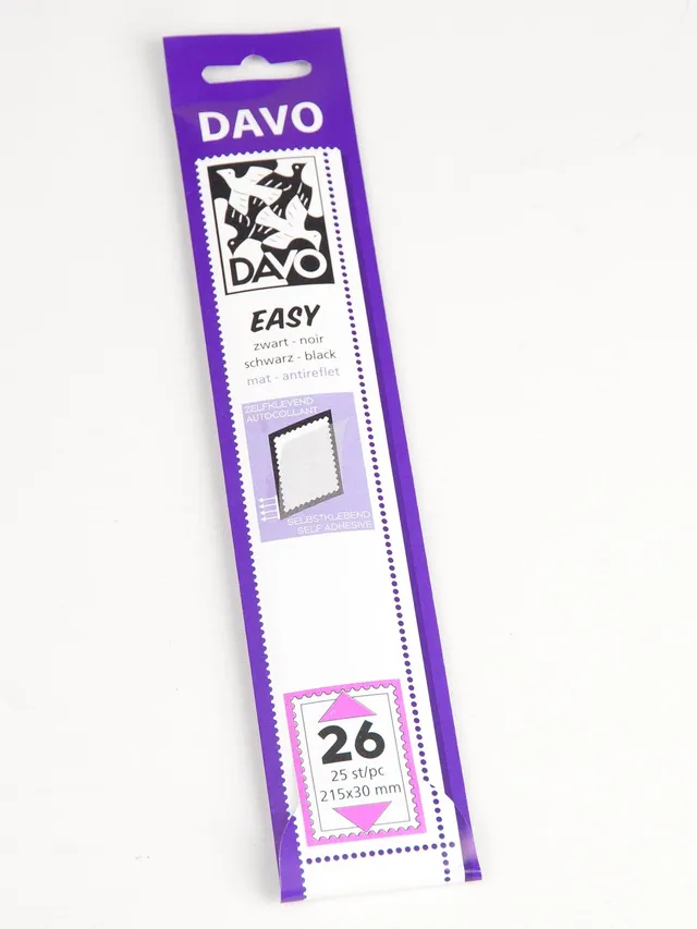 davo-easy-z26-bandes-timbres-noires-215x30-25-pi-ces image 1
