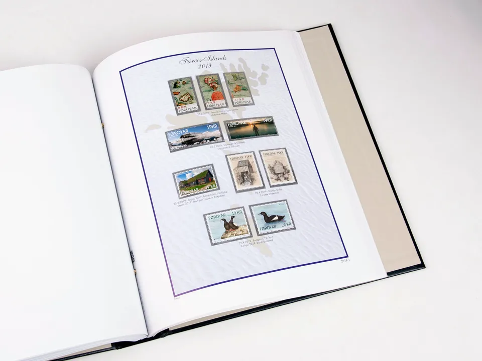 davo-luxe-f-ro-2019-feuilles-album-timbres-170g image 1