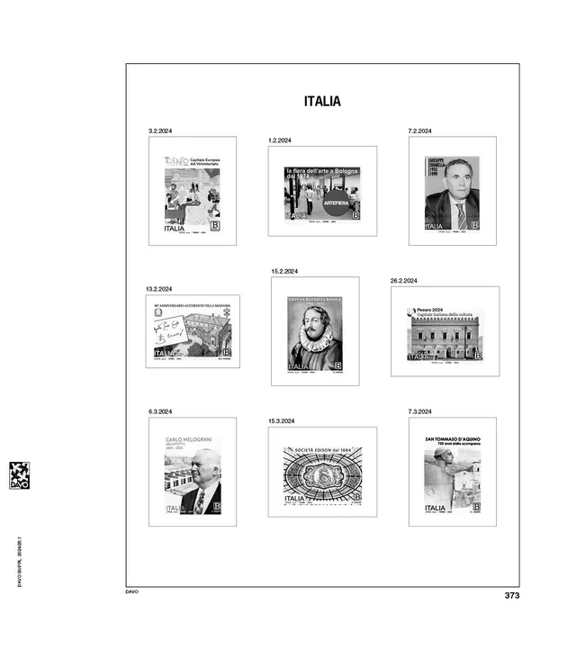 davo-luxe-italie-2024-pages-album-timbres-170g image 1