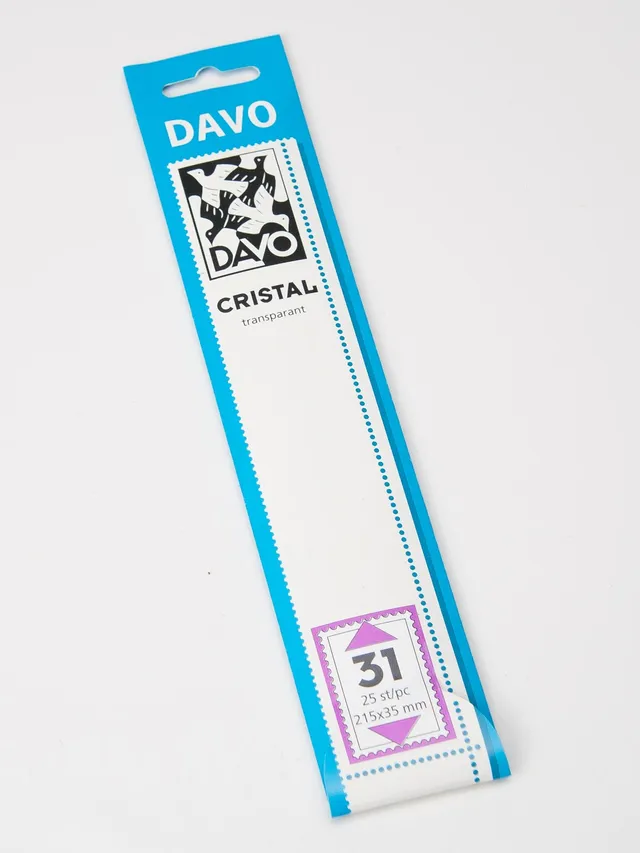 davo-cristal-c31-bandes-de-montage-215x35-transparent-25-pcs image 1