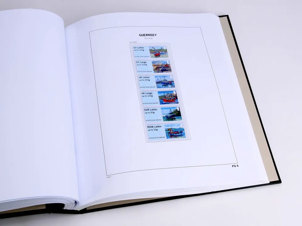 davo-luxe-guernsey-post-go-2021-pages-album-timbres-170g image 1