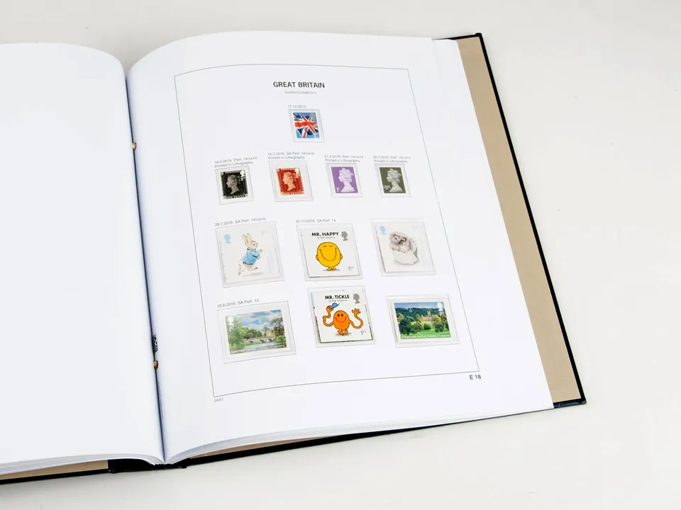 davo-luxe-grande-bretagne-extra-2016-feuilles-suppl-ment-timbres image 1