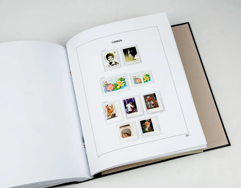 davo-luxe-canada-2018-pages-album-timbres-170g image 1