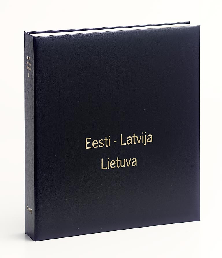 davo-luxe-baltische-staten-v-album-timbres-bleu-avec-coffret image 1