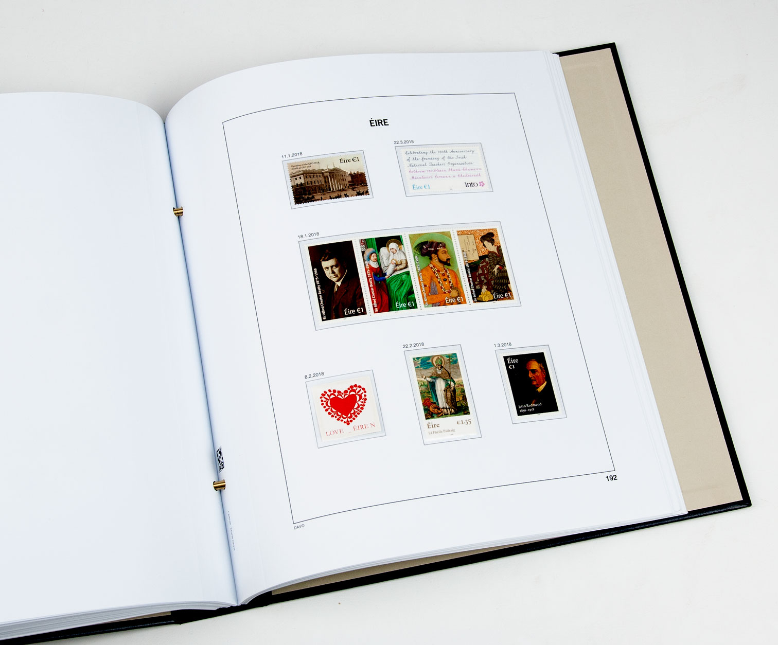 davo-luxe-irlande-2018-pages-suppl-ment-album-timbres image 1