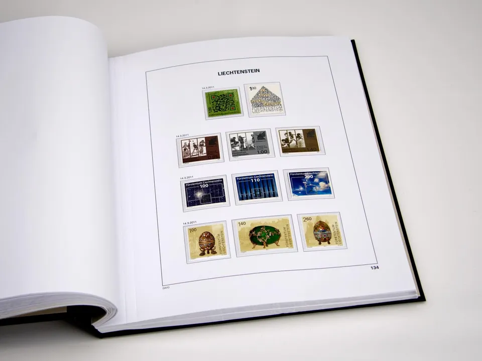 davo-luxe-liechtenstein-2021-pages-suppl-ment-timbres image 1