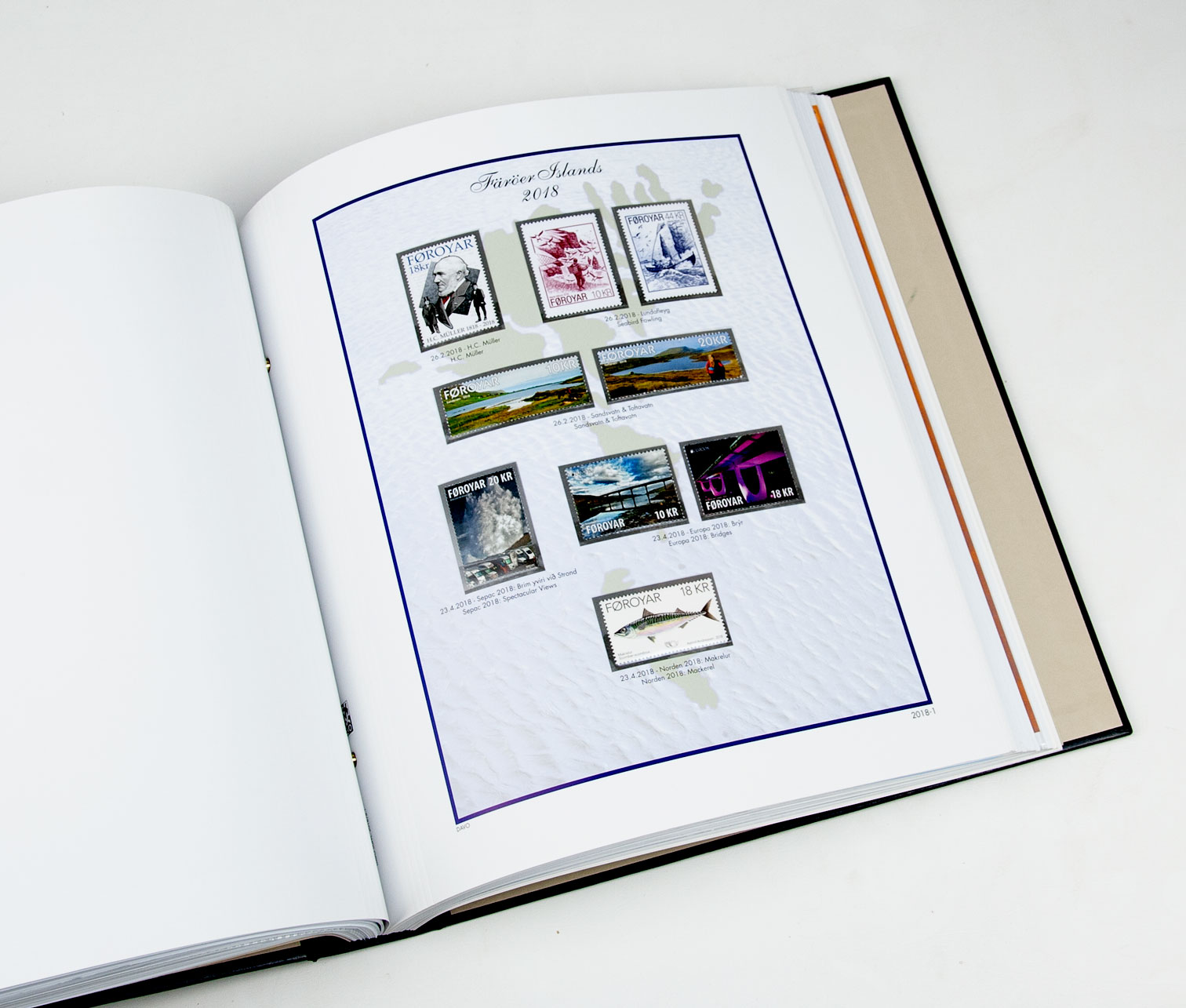 davo-luxe-f-ro-2018-pages-album-timbres-170g image 1