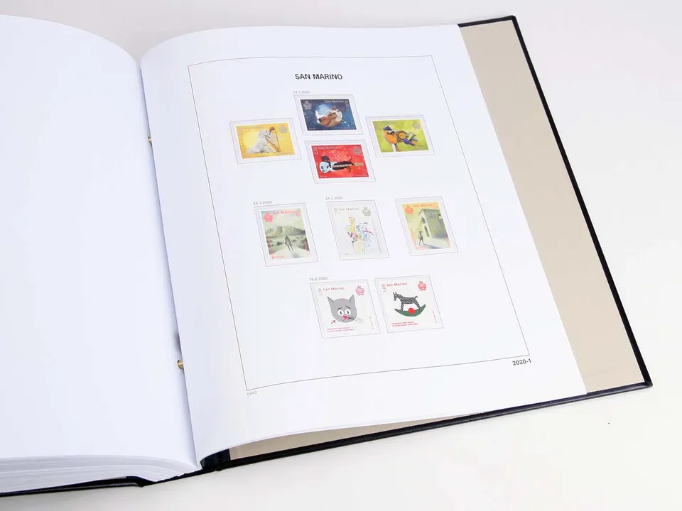 davo-luxe-san-marino-2020-pages-suppl-ment-album-timbres-170-g image 1