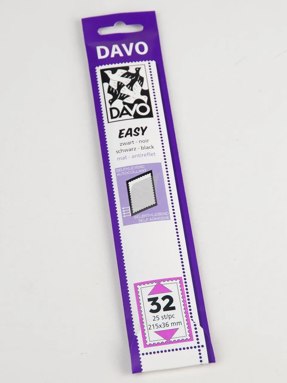 davo-easy-bandes-noires-z32-215x36-mm-lot-de-25 image 1