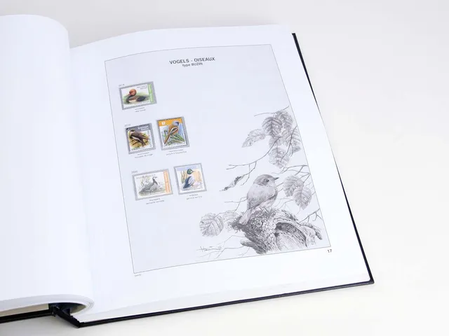 davo-luxe-belgique-v-feuilles-timbres-1995-1999 image 1