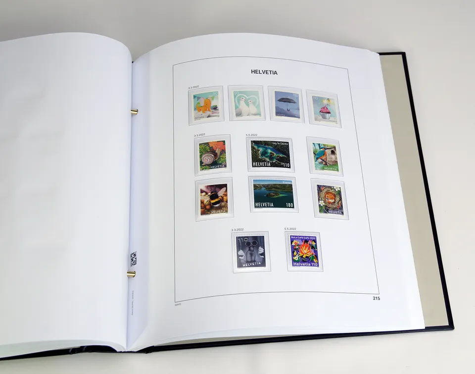davo-luxe-suisse-2022-feuilles-suppl-ment-timbres image 1
